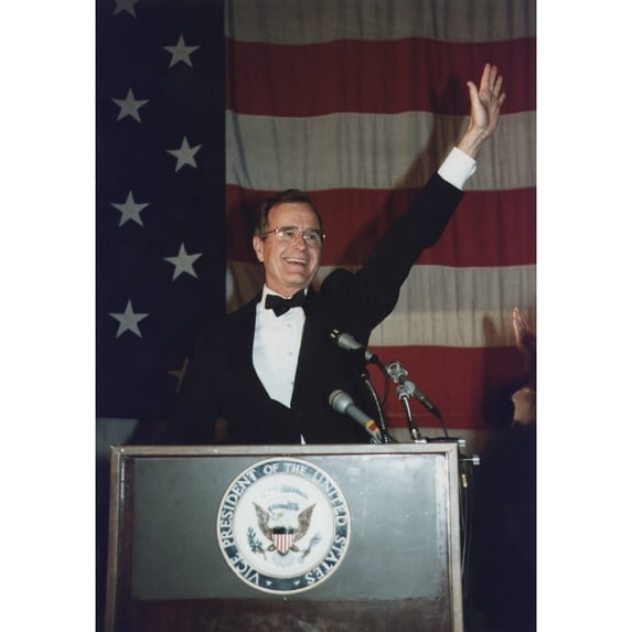 Vice President Bush Addresses The Young Republicans Early In The 1984 Presidential Campaign. Mar. 17 1984.