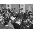 thumbnail image 1 of Vice President Richard Nixon With Reporters On Nov. 27 History (24 x 18), 1 of 1