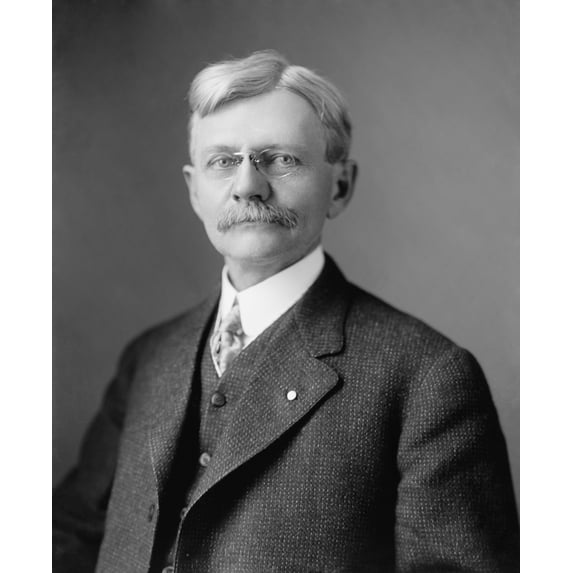 Vice President Thomas Marshall In His Senate Office During Woodrow Wilson Administration History