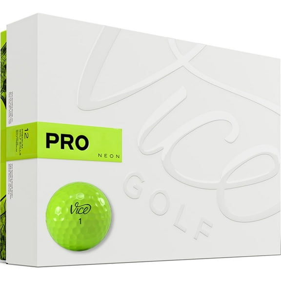 Vice Pro Golf Balls Neon Lime