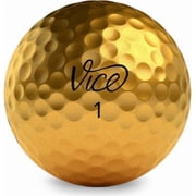 Vice Pro Plus Gold Golf Ball 12 pack