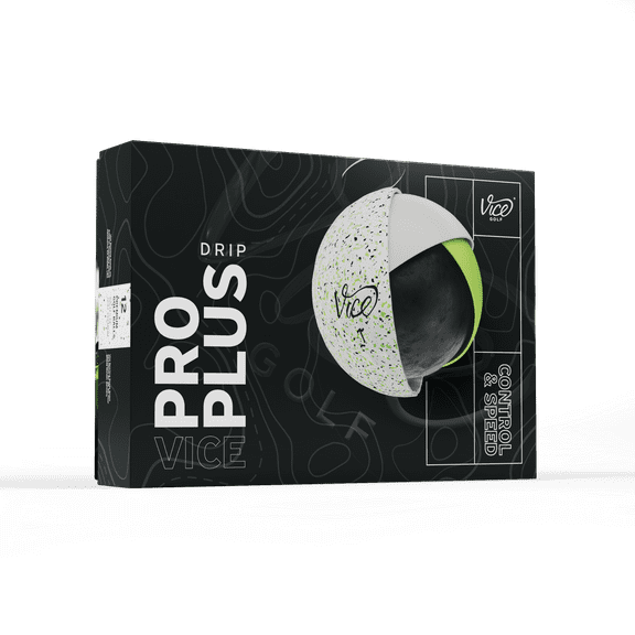 Vice Pro Plus Golf Balls Drip Lime 12 pack