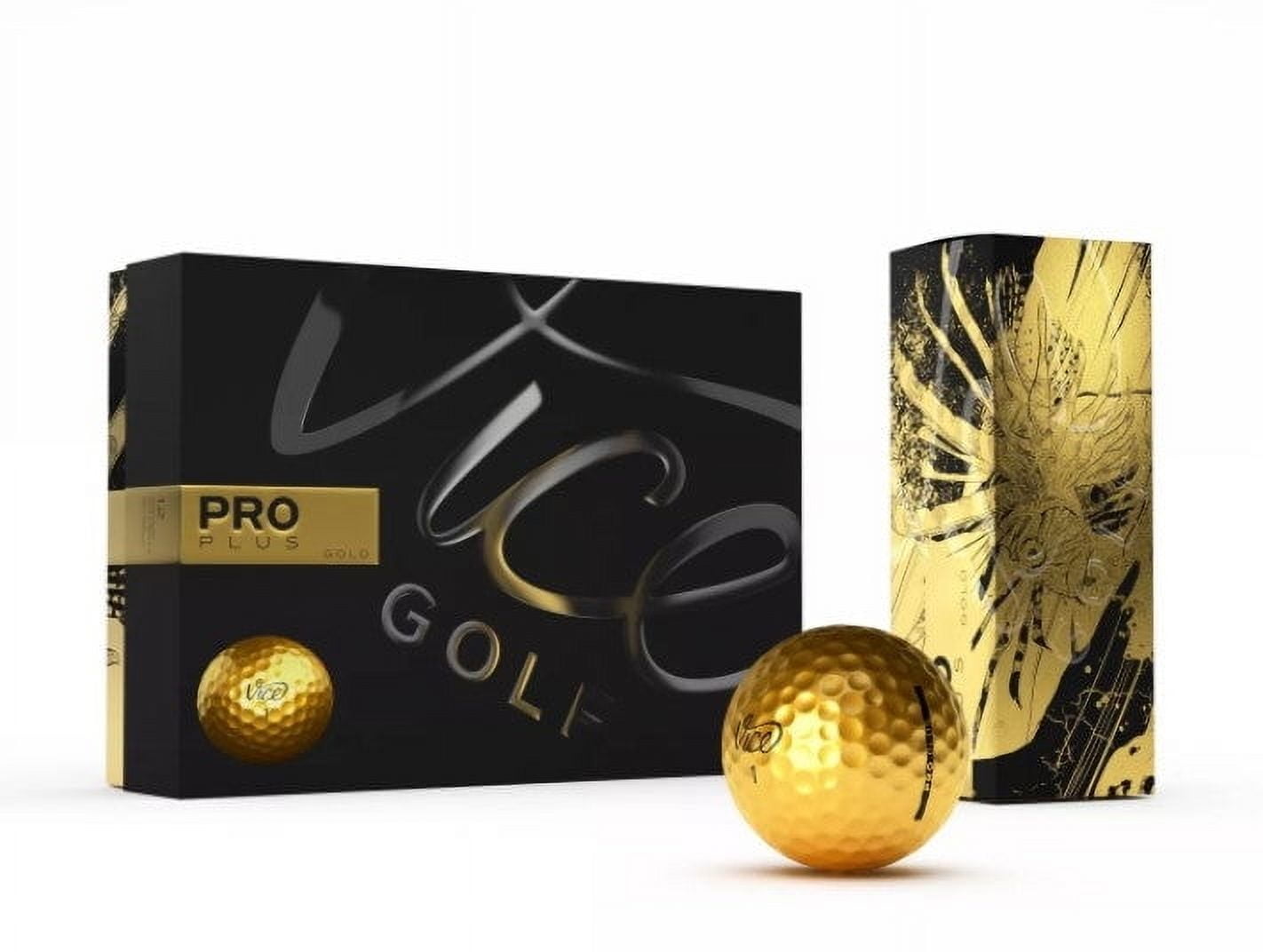 NEW - Vice Pro Plus Gold Golf selling Balls - 2 Dozen