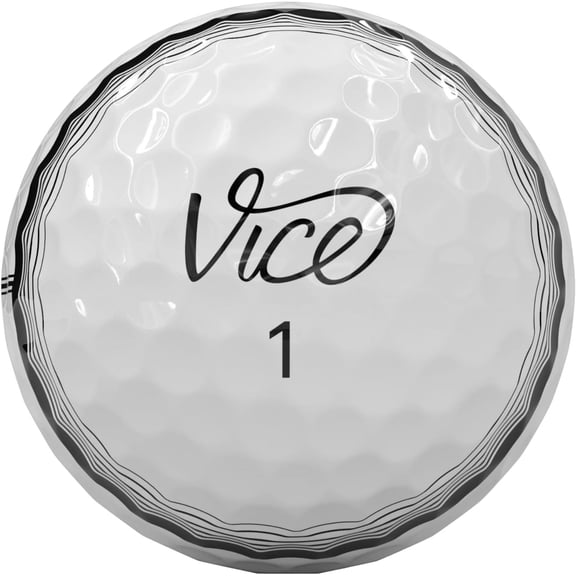 Vice Pro Plus Tracer Black Golf Balls 12pack
