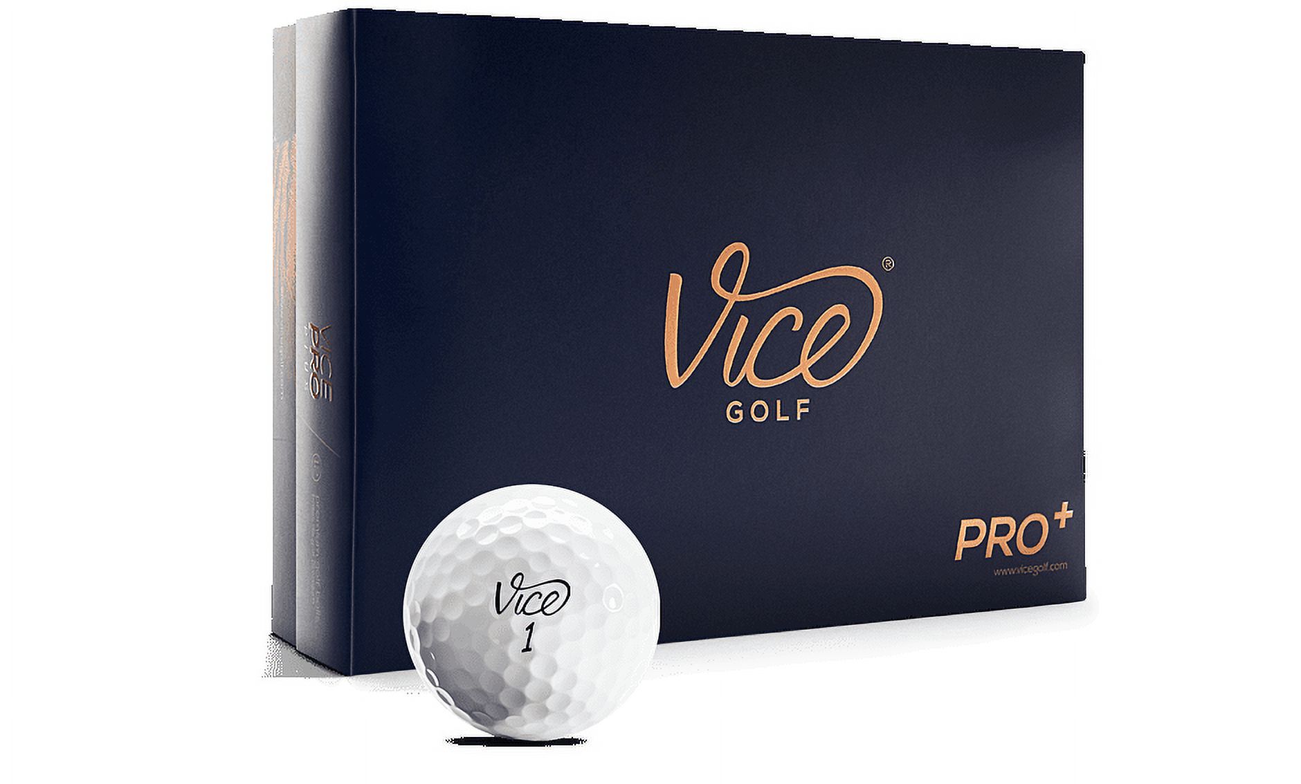 Vice Pro Plus White Golf Balls, 12 Pack - image 1 of 2