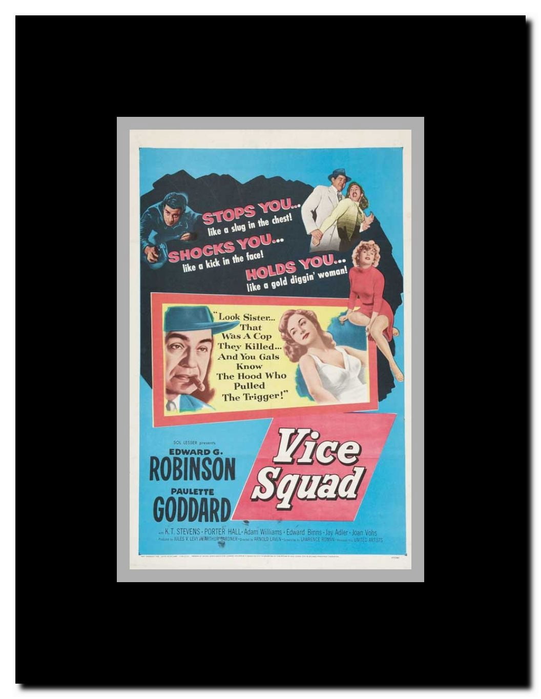 Vice Squad Framed Movie Poster