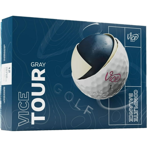 Vice Tour Grey Golf Balls