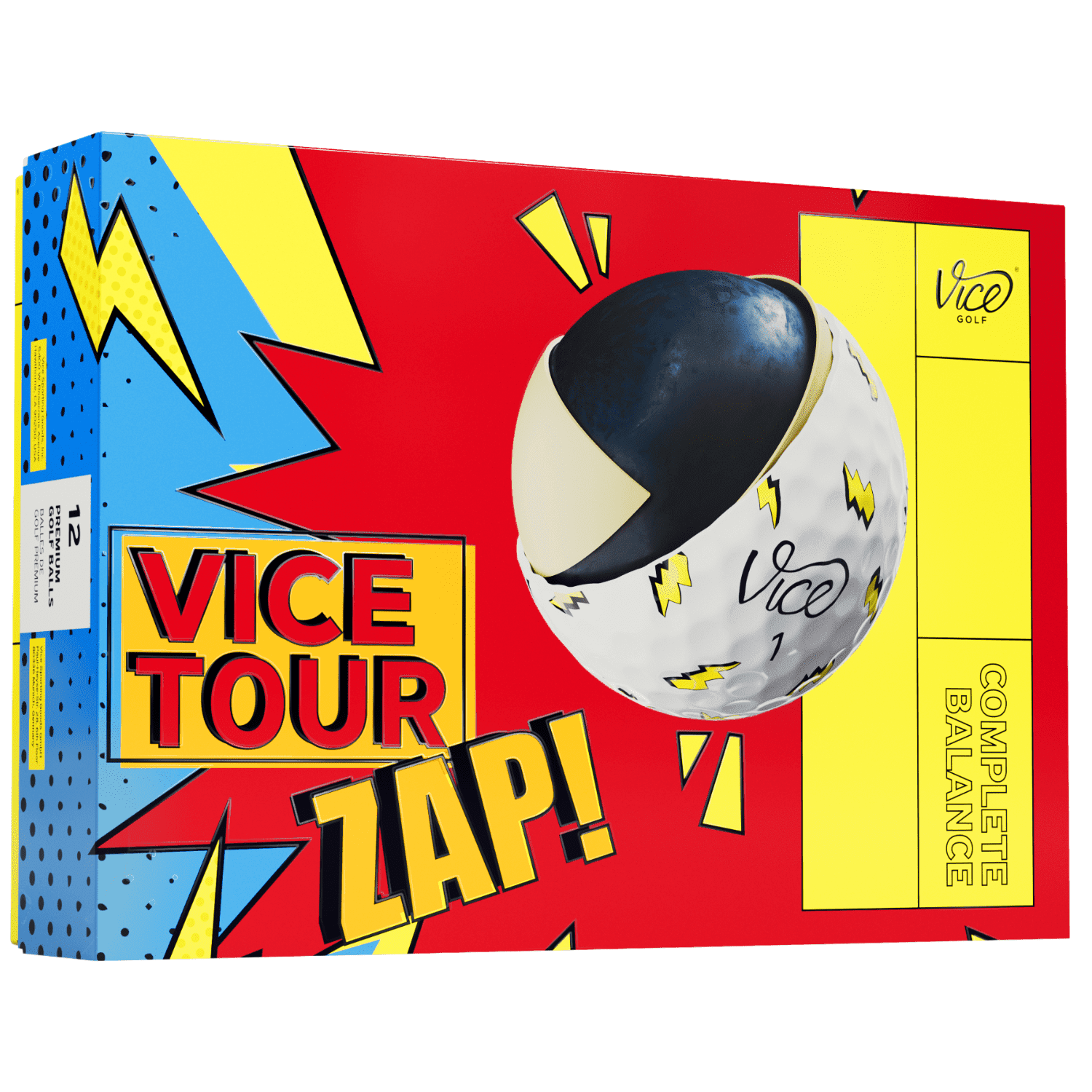 Vice Tour Limited Edition Zap Golf Balls 12pack
