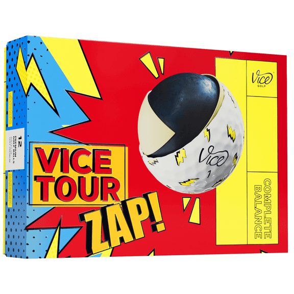 Vice Tour Limited Edition Zap Golf Balls 12pack