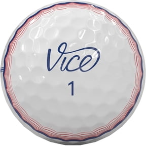 Vice Pro Tracer Red/Blue Golf Balls 12 pack