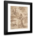 thumbnail image 1 of Vicente Salvador Gómez 18x24 Black Modern Framed Museum Art Print Titled - The Vision of Saint Anthony of Padua, 1 of 5
