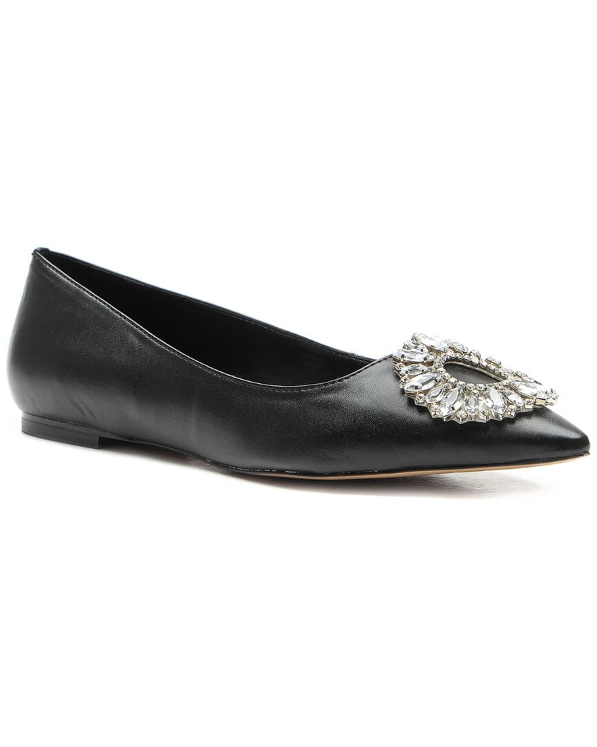 Geox J Hadriel Girl A, platte ballerina's voor meisjes, Zwart, 31 EU