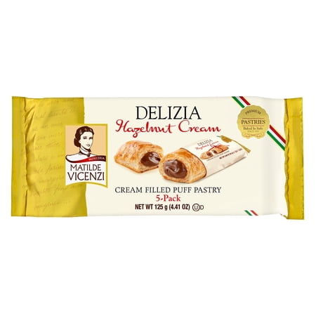 Vicenzi Matilde Vicenzi Hazelnut Cream Puff Pastry, 4.41 oz