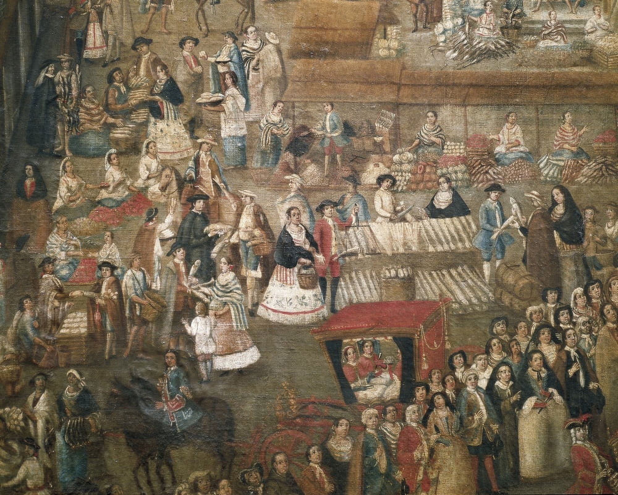 Viceroyalty Of New Spain (18Th C Canvas Art - (36 x 24)