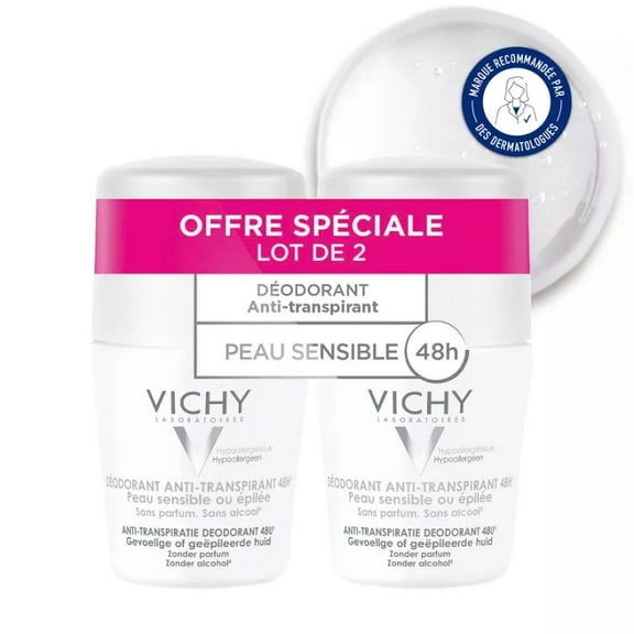 Vichy Anti-Perspirant Deodorant 48h Sensitive Skin Roll-On 50ml