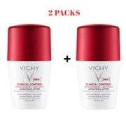 Vichy Clinical Control 96h Roll On Deodorant Anti-Perspirant 50ml Set of 2