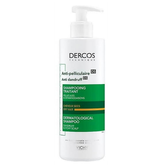 VICHY - Dercos Anti-Dandruff Shampoo for Dry Hair (390ml)