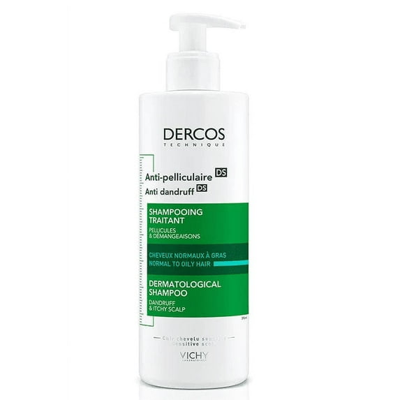Vichy Dercos Anti-Pelliculaire Dandruff Anti-Dandruff Shampoo for Normal to Oily Hair 390 ml