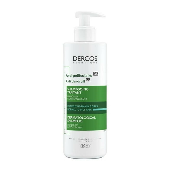 Vichy - Dercos Technique Anti-Dandruff Purifying Shampoo for Sensitive, Oily Hair and Scalp