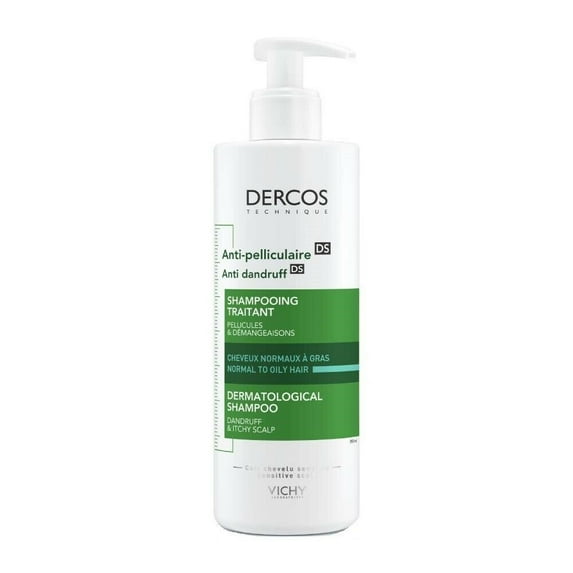Vichy - Dercos Technique Anti-Dandruff Purifying Shampoo for Sensitive, Oily Hair and Scalp