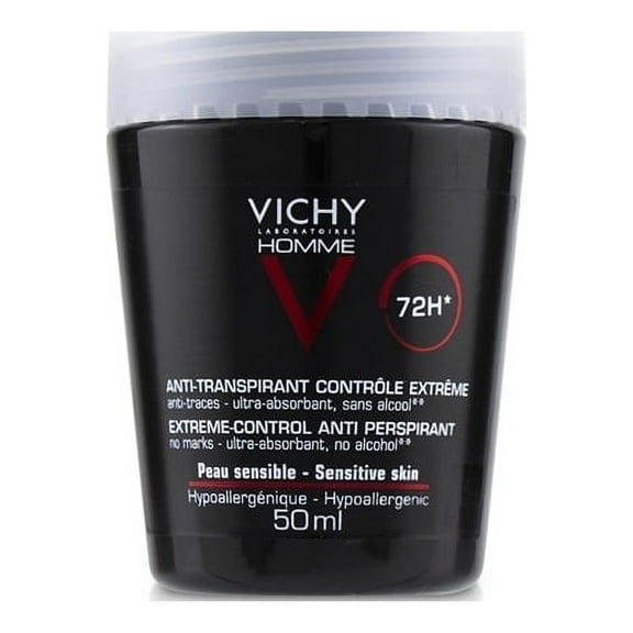 Vichy Homme 72 Hour Roll-On Deodorant for Sensitive Skin 50 ml