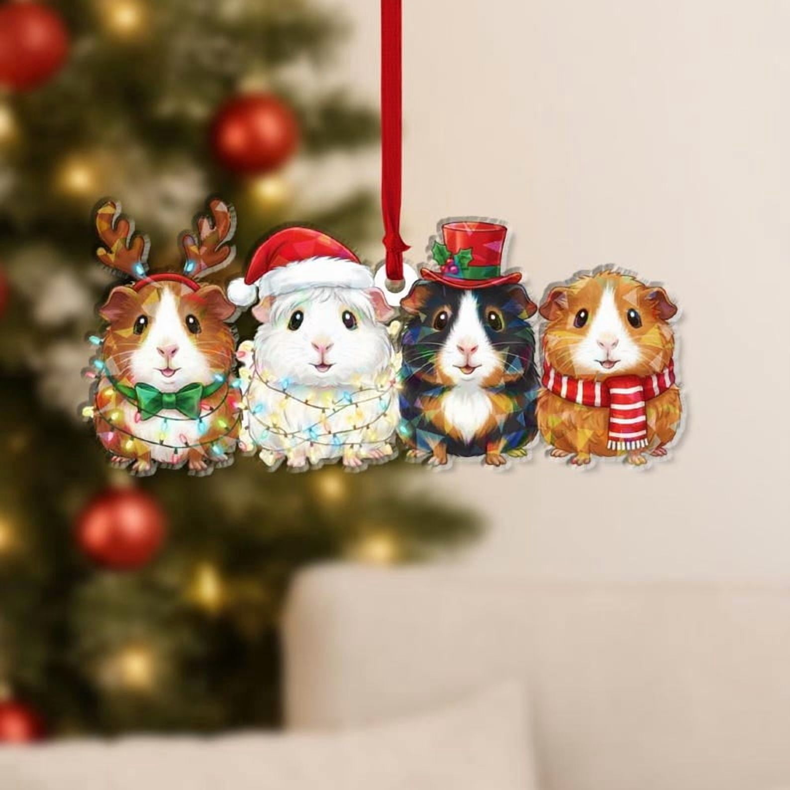 Curated visual reference: Fresh Look at Viciart Guinea Pig Christmas Ornament Holiday Pet Decoration With