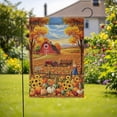 thumbnail image 1 of ViciArt Pumpkin Patch Barn Garden Flag – 28”x40” Fall Harvest Outdoor Decor, Rustic Autumn Yard Flag, 1 of 5