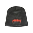 thumbnail image 1 of Vicious Fangs Short Beanie Cap - Red, 1 of 1