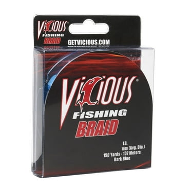 Vicious Standard Blue Braid - 15 Lb Test