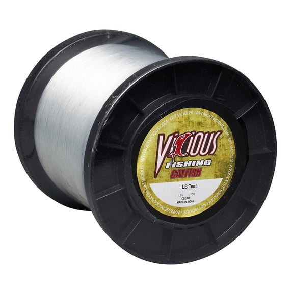 Vicious Catfish Clear Mono - 14 Lb Test