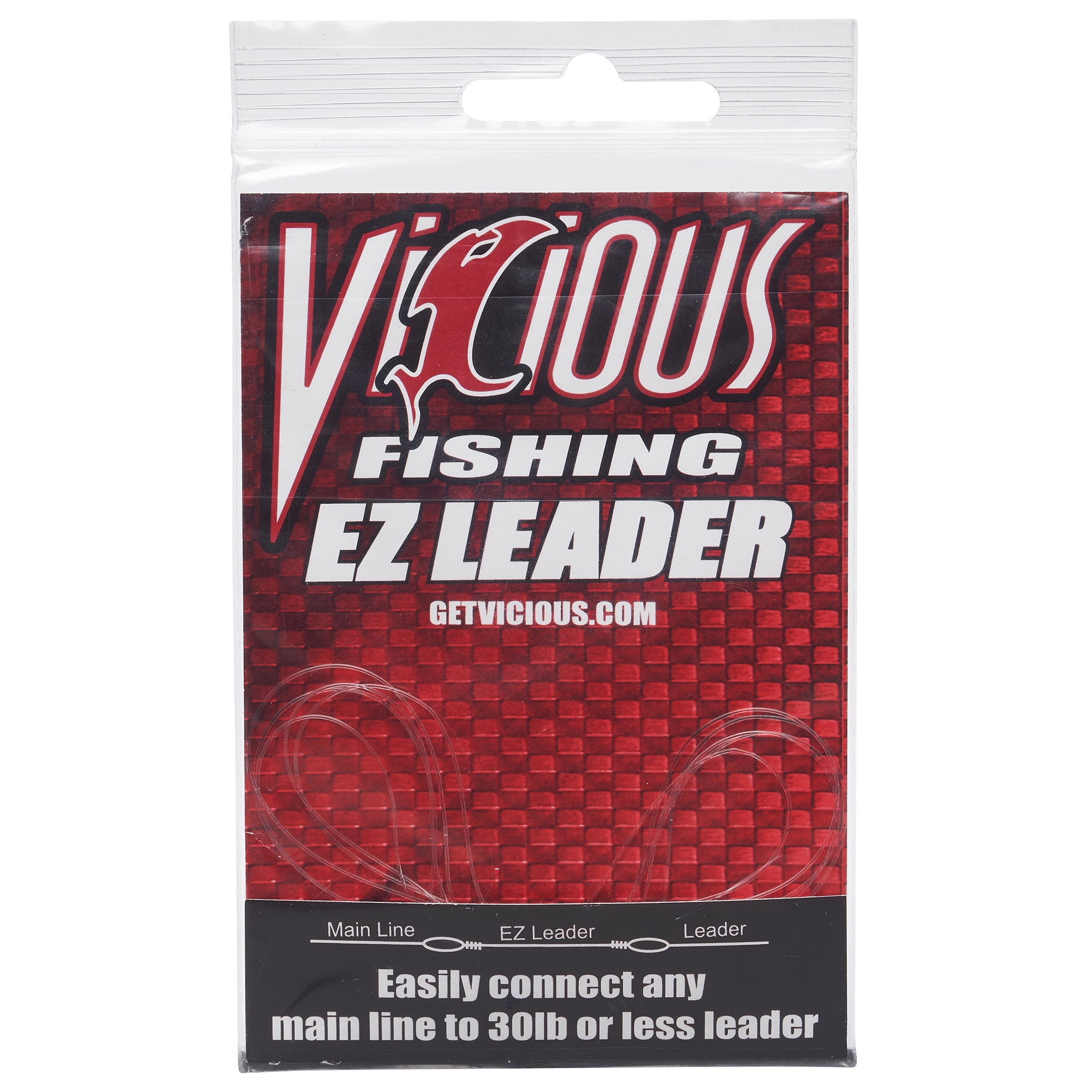 Vicious Fishing EZ Leader Fishing Leader Kit, 5 EZ Leader Connectors 