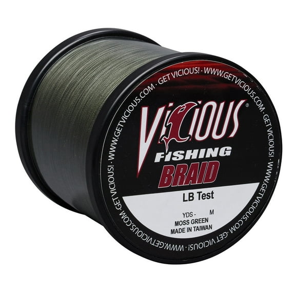 Vicious Standard Green Braid - 250 Lb Test
