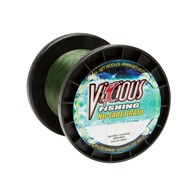 Vicious No-Fade Green Braid - 1500 Yards