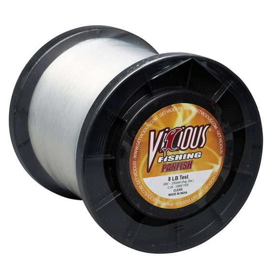 Vicious Panfish Clear Mono - 4 Lb Test