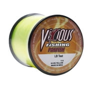 Vicious Fishing Panfish Hi-Vis Yellow Monofilament Fishing Line, 2lb, 3920 yd