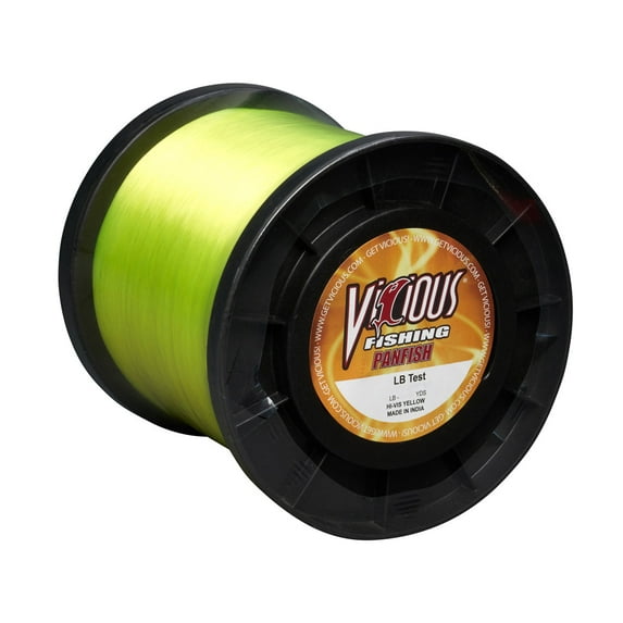 Vicious Panfish Hi-Vis Yellow Mono - 8 Lb Test