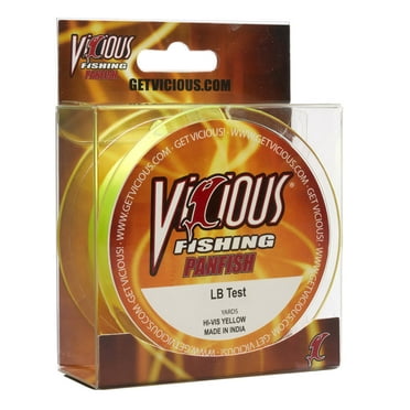 Vicious Panfish Hi-Vis Yellow Mono - 6 Lb Test