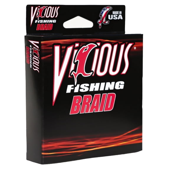 Vicious Standard Yellow Braid - 20 Lb Test
