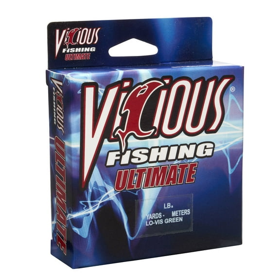 Vicious Ultimate Lo-Vis Green Mono - 10 Lb Test