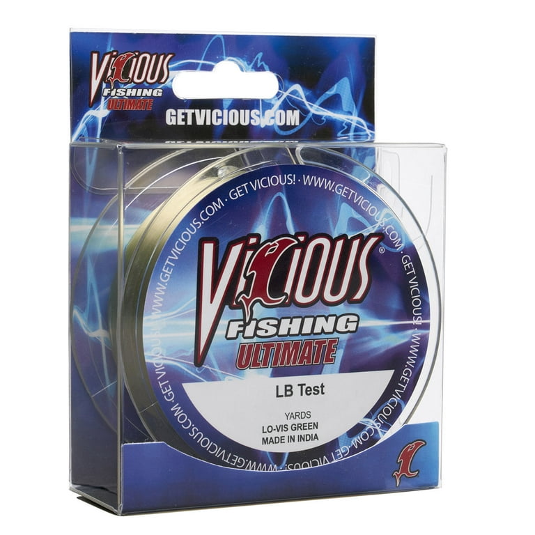 Vicious Ultimate Lo-Vis Green Mono - 1/4LB Spool – Vicious Fishing