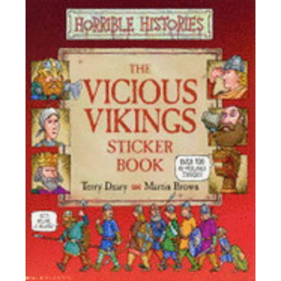 Pre-Owned Vicious Vikings Sticker Book (Paperback) by Terry Deary