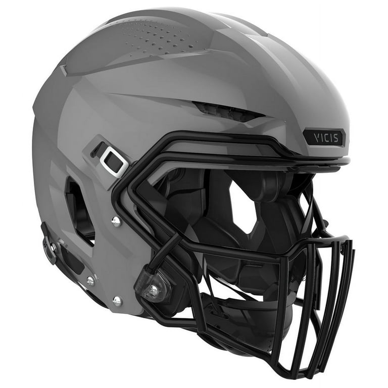 Grey 2025 football helmet