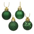 thumbnail image 1 of Vickerman 1" Emerald 4 Finish Ball Ornament Assorted 18/Bx, 1 of 2