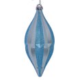 thumbnail image 1 of Vickerman 10" Baby Blue Candy Glitter Shuttle Christmas Ornament, Pack of 2, 1 of 3