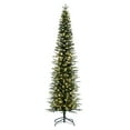 thumbnail image 1 of Vickerman 10' Bixley Pencil Fir Artificial Christmas Tree, Warm White Dura-lit LED Lights, 1 of 5