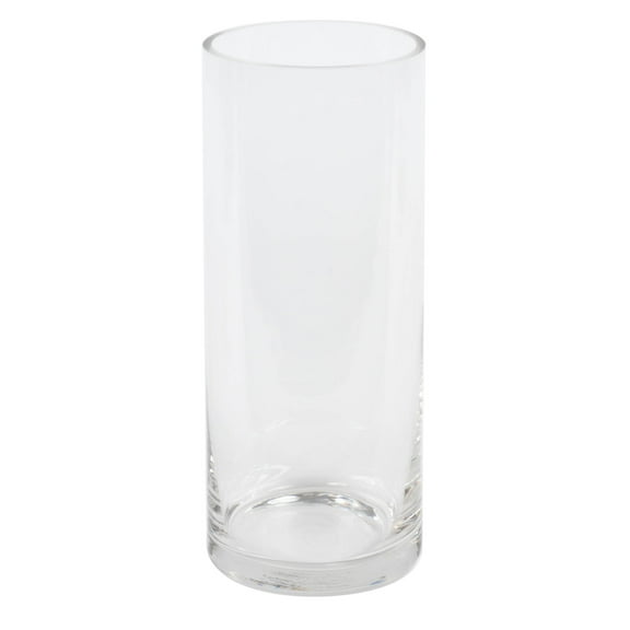 Vickerman 10" Clear Cylinder Glass Container. Includes two pieces per set.
