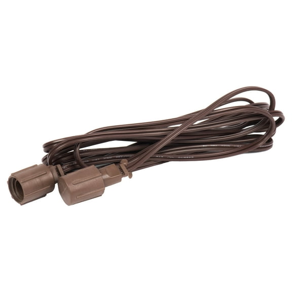 Vickerman 10' Coaxial Extension Cord for X6B6601PBG 50Lt Coaxal LED Set, 4/Bag. Brown Wire.