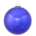 thumbnail image 1 of Vickerman 10" Cobalt Shiny Ball Ornament, 1 of 2