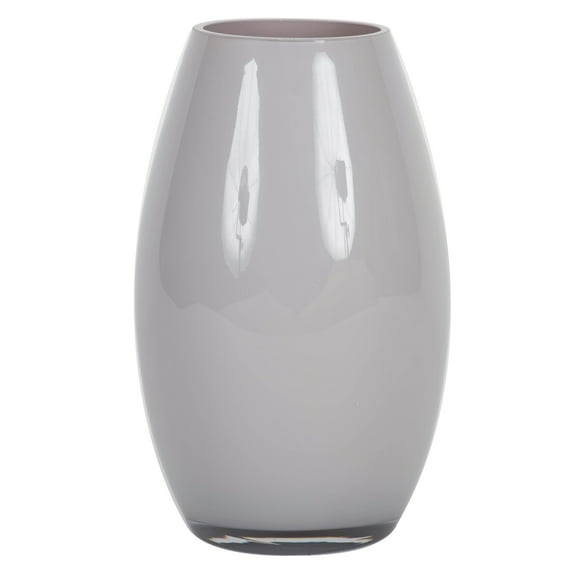 Vickerman 10" Crystal Gray Rounded Glass Container