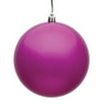 thumbnail image 1 of Vickerman 10" Fuchsia Candy Ball Ornament, 1 of 2